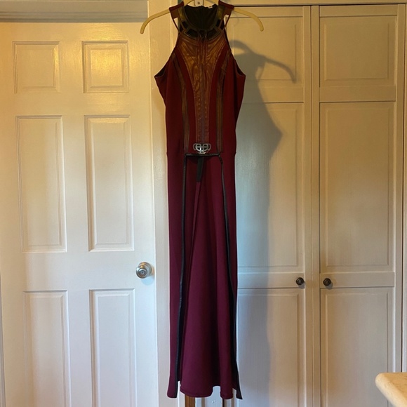 WandaVision Scarlet Witch Cosplay Costume Comicon - Picture 3 of 16
